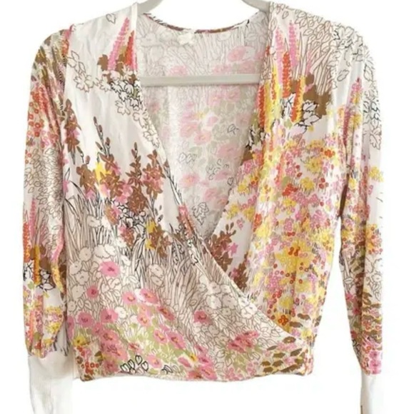 Anthropologie- Tiny Callie Floral Blouse - Picture 4 of 4